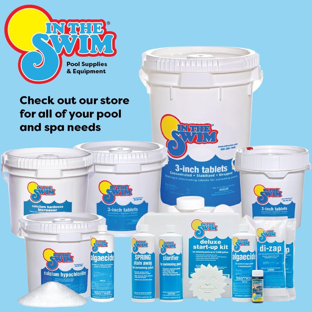 In The Swim 3 Inch Stabilized Chlorine Tablets for Sanitizing Swimming Pools